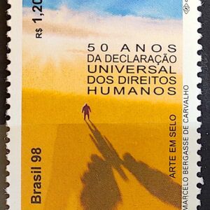 C 2179 Selo Declaracao Universal dos Direitos Humanos Arte em Selo 1998