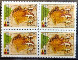 C 2193 Selo Vale dos Dinossauros Sousa Paraíba 1999 Quadra