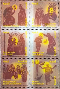 C 2229 Selo Natal Religiao 1999