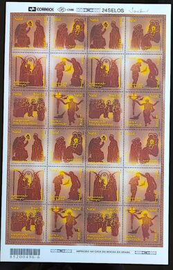 C 2229 Selo Natal Religiao 1999 Folha