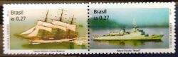 C 2289 Selo Navio Veleiro Cisne Branco Escola Militar 2000