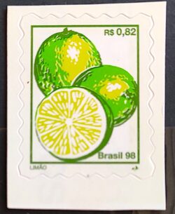 Selo Regular Cod RHM 757 B3 Fruta Limao 1998