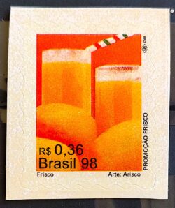 Selo Regular RHM 759 Promocao Frisco Suco Laranja 1998
