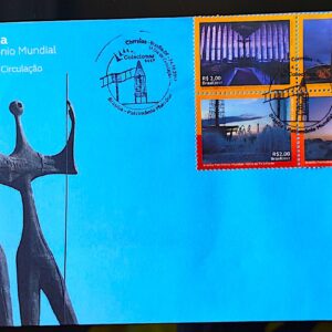 Envelope FDC 744 Brasília Patrimônio Mundial Torre de TV 2017 CBC DF BSB