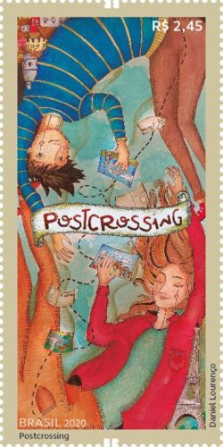 C 3912 Selo Postcrossing Cartao Postal Torre Eifel 2020