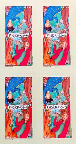 C 3912 Selo Postcrossing Cartao Postal Torre Eiffel 2020 Quadra