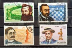 X 0031 Selo Xadrez Cuba Ruy Lopez Capablanca Cavalo