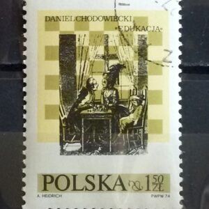 X 0082 Selo Xadrez Polônia 1974