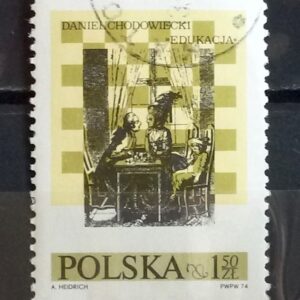 X 0083 Selo Xadrez Polonia 1974