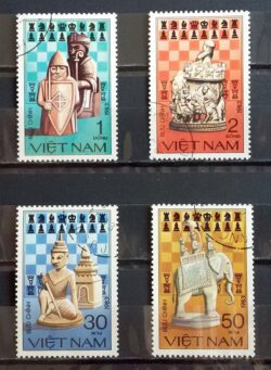 X 0109 Selo Xadrez Vietnã 1983