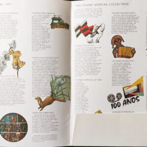 Cartela Colecao Anual de Selos 1995 – Sem Selo