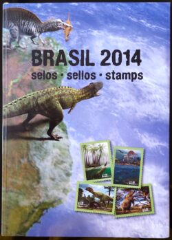 Somente a Cartela da Colecao Anual de Selos 2014 – Sem os Selos