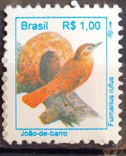 Selo Regular RHM 716 Passaros Urbanos Joao de Barro Fauna 1994