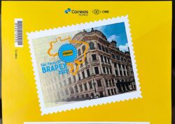 PB 47 Vinheta G do Selo Personalizado Brapex 2015 Predio Historico 2017