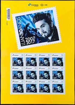 PB 69 Selo Personalizado Luan Santana Música 2017 Folha G