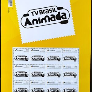 PB 76 Selo Personalizado TV Brasil Animada 2017 Folha