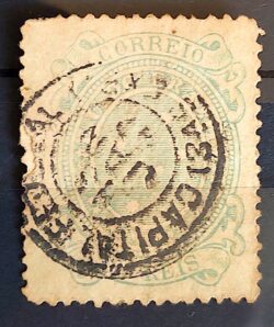 Selo RHM 70b Cruzeiros 20 Reis Ano 1890 Republica 01