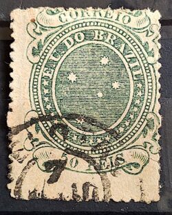 Selo RHM 71b Cruzeiros 50 Reis Ano 1890 Republica 01