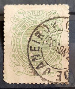 Selo RHM 71e Cruzeiros 50 Reis Ano 1890 Republica 06