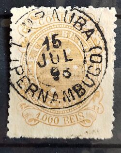 Selo RHM 77 Cruzeiros 1000 Reis Ano 1892 Republica 01