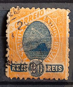 Selo RHM 82 20 Reis Ano 1894 Madrugada Republicana – Denteacao 11,25 – 02