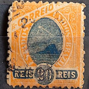 Selo RHM 82 20 Reis Ano 1894 Madrugada Republicana – Denteacao 11,25 – 02