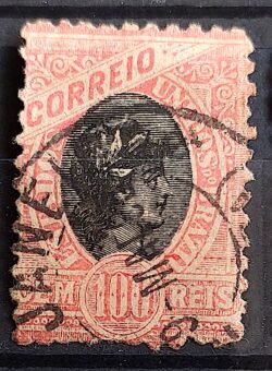 Selo RHM 84 100 Reis Ano 1894 Republica (Denteacao 11,25) 03
