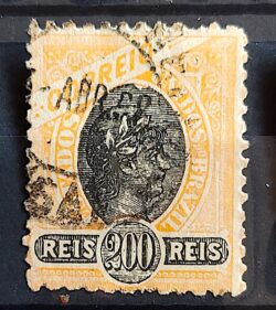 Selo RHM 85 200 Reis Ano 1894 Republica (Denteacao 11,5) 03