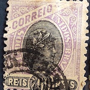 Selo RHM 88 700 Reis Ano 1894 Republica (Denteacao 11,25) 01