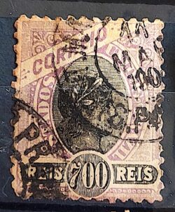 Selo RHM 88 700 Reis Ano 1894 Republica (Denteacao 11,5) 03
