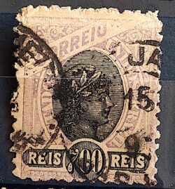 Selo RHM 88 700 Reis Ano 1894 Republica (Denteacao 11,5) 04
