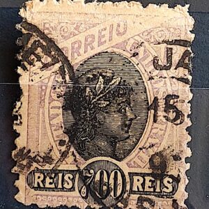Selo RHM 88 700 Reis Ano 1894 Republica (Denteacao 11,5) 04