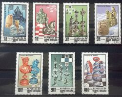 X 0270 Selo Xadrez Cavalo Guiné Bissau 1983