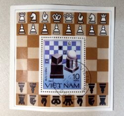 X 0311 Selo Xadrez Vietna 1983