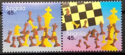 X 0316 Selo Xadrez Angola 2003