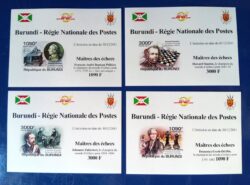 X 0321 Selo Xadrez Del Rio Stauton Philidor Zukertort 2011 Imperfurado