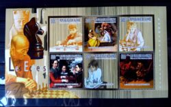 X 0371 Selo Xadrez Guine Cavalo 2010