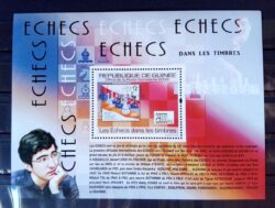 X 0375 Selo Xadrez Guiné Kramnik 2009