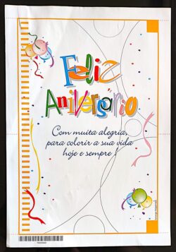 Cod 0135 AEROGRAMA ANIVERSARIO CONFETES 2004