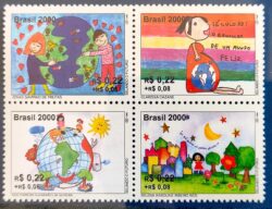 C 2241 Selo Selando o Futuro Mapa Estrela Sol 2000