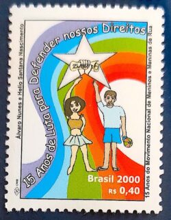 C 2296 Selo Movimento Nacional dos Meninos e Meninas de Rua 2000
