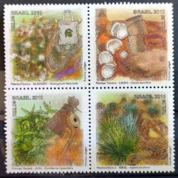 C 3011 Selo Plantas Texteis 2010 Setenant