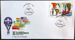 FDC 701 Selo C 2361 Jamboree Escotismo Foz do Iguaçu 2001