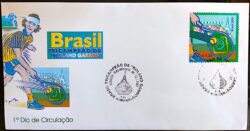 Envelope FDC 706 Selo Roland Garros Gustavo Keurten Guga Tenis 2001