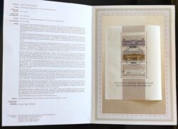 Folha Com Bloco e Carimbo CBC Áustria 15 1986