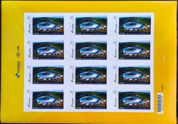 PB 104 Selo Personalizado Sirius Sincroton Gomado 2018 Folha G