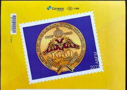 PB 113 Selo Personalizado Rito Escocês Maçonaria Gomado 2019 Vinheta G