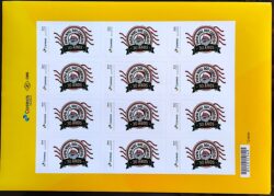 PB 131 Selo Personalizado Papai Noel dos Correios 30 Anos Autoadesivo 2019 Folha G