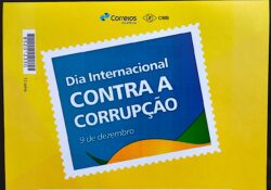 PB 31 Selo Personalizado Dia Contra Corrupcao Gomado 2017 Vinheta G