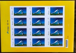 PB 44 Selo Personalizado Igreja Catedral Militar Rainha da Paz Religiao Brasilia 2017 Folha G